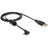 Delock - USB-Kabel - USB (M) zu Micro-USB Typ B (M) - USB 2.0 - 1 m - 90° Stecker