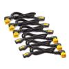 APC - Stromkabel - power IEC 60320 C13 zu IEC 60320 C14 - 10 A - 1.22 m - 90° Stecker - Schwarz - Nordamerika - für P / N: SCL500RMI1UC, SCL500RMI1UNC, SMT3000I-AR, SMT3000R2I-AR, SMTL750RMI2UC, SRT1500RMXLI