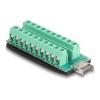 Delock - USB-Adapter - 20-poliger USB Typ E (M) Taste A zu 20-poliger Anschlussblock