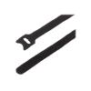 StarTech.com Klettkabelbinder Set - 50 Stück - Kabelbinder - Klettband - Kabelbinder - Klettverschluss - 15 m - Schwarz (Packung mit 50)