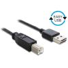 Delock EASY-USB - USB-Kabel - USB Typ B (M) zu USB (M) - 1 m - Schwarz