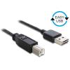 Delock EASY-USB - USB-Kabel - USB Typ B (M) zu USB (M) - 2 m - Schwarz