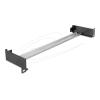 Delock - DIN Schienenpanel (horizontal / vertikal) - schwarz (RAL 9005) - 1U - 48.3 cm (19")