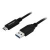 StarTech USB auf USB-C Kabel - St / St - 1m - USB 3.0 - USB A zu USB-C - USB Kabel Stecker zu Stecker - USB C zu USB - USB-Kabel - USB (M) zu USB-C (M) - USB 3.0 - 1 m - Schwarz - für P / N: HB30A3A1CST, HB30C3A1CST, HB30C5A2CSC, HB30C5A2CST, HBS304A24A,