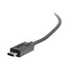 C2G 12ft USB C to USB A Cable - M / M - USB-Kabel - USB-C (M) zu USB (M) - USB 2.0 - 3.66 m - geformt - Schwarz