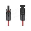 Delock - Solarkabel - DL4 (M) zu DL4 (W) - 1000 V - 3 m - Einklipsen - Rot