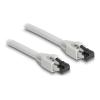 Delock RJ45 Netzwerkkabel Cat.8.1 S / FTP 10 m bis 40 Gbps grau