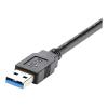 StarTech.com 1,5m SuperSpeed USB 3.0 Desktop Verlängerungskabel / Dockingkabel - Stecker / Buchse - Schwarz - USB-Verlängerungskabel - USB Typ A (W) zu USB Typ A (M) - USB 3.0 - 1.5 m - Schwarz - für P / N: CFASTRWU3, S355BU33ERM, USB3SAA3MBK