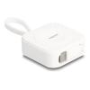 Delock - Ladekabel für Smartwatch - USB-C männlich magnetisch - 12.5 cm - weiß