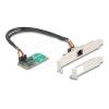 Delock - Netzwerkadapter - PCIe Mini Card Low-Profile - Gigabit Ethernet x 1