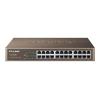 Switch / FE / 24-Port / 1HE / 13 Zoll rackmountfähig / aus Stahl
