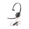 Poly Blackwire C3210 - Blackwire 3200 Series - Headset - On-Ear - kabelgebunden - USB-C - Schwarz - Skype-zertifiziert, Avaya Certified, Cisco Jabber Certified