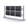 NewStar LCD / LED Tisch-Toolbar für 6 Bildschirme (70 x 130 cm) / 10-24" / 10-24"