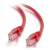 Kabel / 0,5 m Mlded / Btd Red CAT5E PVC UTP PA