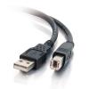 Kabel / 1 m USB 2,0 A / B Black