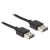 Delock EASY-USB - USB-Kabel - USB (M) zu USB (M) - USB 2.0 - 1 m - Schwarz