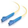 C2G LC-LC 9 / 125 OS1 Duplex Singlemode PVC Fiber Optic Cable (LSZH) - Patch-Kabel - LC Single-Modus (M) zu LC Single-Modus (M) - 1 m - Glasfaser - Duplex - 9 / 125 Mikrometer - OS1 - halogenfrei - Gelb