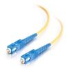C2G SC-SC 9 / 125 OS1 Duplex Singlemode PVC Fiber Optic Cable (LSZH) - Patch-Kabel - SC Single-Modus (M) zu SC Single-Modus (M) - 5 m - Glasfaser - Duplex - 9 / 125 Mikrometer - OS1 - halogenfrei - Gelb
