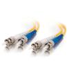 C2G ST-ST 9 / 125 OS1 Duplex Singlemode PVC Fiber Optic Cable (LSZH) - Netzwerkkabel - ST Einzelmodus (M) zu ST Einzelmodus (M) - 3 m - Glasfaser - Duplex - 9 / 125 Mikrometer - OS1 - halogenfrei - Gelb