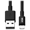 Eaton Tripp Lite Series USB-A to Lightning Sync / Charge Cable (M / M) - MFi Certified, Black, 3 ft. (0.9 m) - Daten- / Netzkabel - USB männlich zu Lightning männlich - 1 m - Schwarz