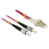 Delock Kabel Lichtwellenleiter LC > ST Multimode OM4 10 m