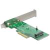 Delock PCI Express Card > 1 x internal M.2 NGFF - Speicher-Controller - 1 Sender / Kanal - M.2 Card - PCIe 3.0 x4