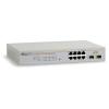 Allied Telesis AT GS950 / 8 WebSmart Switch - Switch - managed - 8 x 10 / 100 / 1000 + 2 x Shared SFP - Desktop