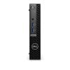 Dell OptiPlex 7010 - Micro - Core i3 13100T / 2.5 GHz - RAM 8 GB - SSD 256 GB - NVMe, Class 35 - UHD Graphics 730 - 1GbE, 802.11ax (Wi-Fi 6E) - WLAN: Bluetooth, 802.11a / b/g / n/ac / ax (Wi-Fi 6E) - Win 11 Pro - Monitor: keiner - Schwarz, schwarz (Tastat