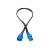 HP 16A IEC C19-C20 Jumper (Power) Kabel,  zum Anschluss von Geräten (Server, etc.) an die PDU oder an die USV, 2.0 Meter (1er Pack)