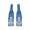 Eaton Tripp Lite Series Cat6 Gigabit Snagless Molded (UTP) Ethernet Cable (RJ45 M / M), PoE, Blue, 3 ft. (0.91 m) - Patch-Kabel - RJ-45 (M) zu RJ-45 (M) - 0.9 m - UTP - CAT 6 - geformt, ohne Haken, verseilt - Blau