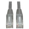 Eaton Tripp Lite Series Cat6 Gigabit Snagless Molded (UTP) Ethernet Cable (RJ45 M / M), PoE, Gray, 1 ft. (0.31 m) - Patch-Kabel - RJ-45 (M) zu RJ-45 (M) - 30 cm - UTP - CAT 6 - geformt, ohne Haken, verseilt - Grau