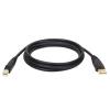 Eaton Tripp Lite Series USB 2.0 A to B Cable (M / M), 15 ft. (4.57 m) - USB-Kabel - USB (M) zu USB Typ B (M) - USB 2.0 - 4.6 m - geformt - Schwarz
