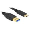 Delock - USB-Kabel - USB Typ A (M) zu USB-C (M) - USB 3.2 Gen 1 - 2 m - Schwarz