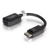 C2G 8in DisplayPort to HDMI Adapter - DP to HDMI Adapter - 1080p - Black - M / F - Videoadapter - DisplayPort männlich zu HDMI weiblich - 20.3 cm - abgeschirmt - Schwarz