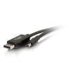 C2G 2m Adapterkabel Mini-DisplayPort auf DisplayPort Stecker / Stecker - Schwarz - DisplayPort-Kabel - Mini DisplayPort (M) zu DisplayPort (M) - 2 m - Schwarz