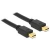Delock - DisplayPort-Kabel - Mini DisplayPort (M) zu Mini DisplayPort (M) - 3 m - Schwarz
