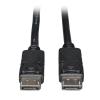 Eaton Tripp Lite Series DisplayPort Cable with Latching Connectors, 4K 60 Hz (M / M), Black, 15 ft. (4.57 m) - DisplayPort-Kabel - DisplayPort (M) zu DisplayPort (M) - 4.6 m - Schwarz