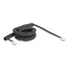 Delock - Telefonkabel - RJ-11 (M) zu RJ-11 (M) - 5 m - gewickelt - Schwarz