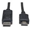 Eaton Tripp Lite Series DisplayPort to HDMI Adapter Cable (M / M), 10 ft. (3.1 m) - Adapterkabel - DisplayPort männlich zu HDMI männlich - 3.05 m - Schwarz