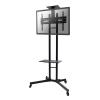 PLASMA-M1700E / Mobile Flatscreen Floor Stand (height: 155-170 cm) / 32-55" / schwarz