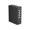 D-Link DIS 100G-10 - Switch - unmanaged - 8 x 10 / 100 / 1000 + 2 x Gigabit SFP - an DIN-Schiene montierbar