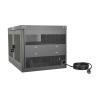 Eaton Tripp Lite Series 16-Device USB Charging Station Cabinet with Sync for iPad and Android Tablets, Wall-Mount and Cart Options, 230V, Schuko CEE7 to C13 Plug, Black - Multigeräte-Ladegerät Netzwerkschrank - mit Schutzschalter - Desktop, geeignet