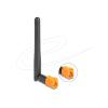 Delock - Antenne - Dipol - Wi-Fi - 2.5 dBi (for 2.4 - 2.5 GHz), 3 dBi (für 5,15 - 5,875 GHz) - ungerichtet