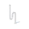 Neomounts Cable Spine Organizer for sit / stand desk frames, magnet mounted, white