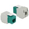 Delock Keystone module - Modulare Eingabe - CAT 6 - UTP - RJ-45 - grün