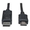 Eaton Tripp Lite Series DisplayPort to HDMI Adapter Cable (M / M), 3 ft. (0.9 m) - Adapterkabel - DisplayPort männlich zu HDMI männlich - 91 cm - Schwarz
