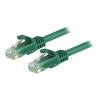 StarTech.com 5m Cat6 Gigabit Snagless Patchkabel - RJ45 UTP Netzwerkkabel mit Schutzmanschette - Cat 6 Kabel - Grün - Patch-Kabel - RJ-45 (M) zu RJ-45 (M) - 5 m - UTP - CAT 6 - ohne Haken - grün