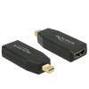 Delock - Videoadapter - Mini DisplayPort männlich zu HDMI weiblich - Schwarz - 4K Unterstützung