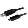 StarTech.com 1m USB 2.0 USB-C auf USB-B Kabel - USB Anschlusskabel - USB-Kabel - 24 pin USB-C (M) zu USB Typ B (M) - USB 2.0 - 1 m - Schwarz - für P / N: HB30A3A1CFB, HB30A3A1CSFS, HB30C3A1CFB, HB30C3A1CFS