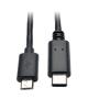 Eaton Tripp Lite Series USB Micro-B to USB-C Cable - USB 2.0, (M / M), 6 ft. (1.83 m) - USB-Kabel - 24 pin USB-C (M) zu Micro-USB Typ B (M) - USB 2.0 - 1.83 m - geformt - Schwarz